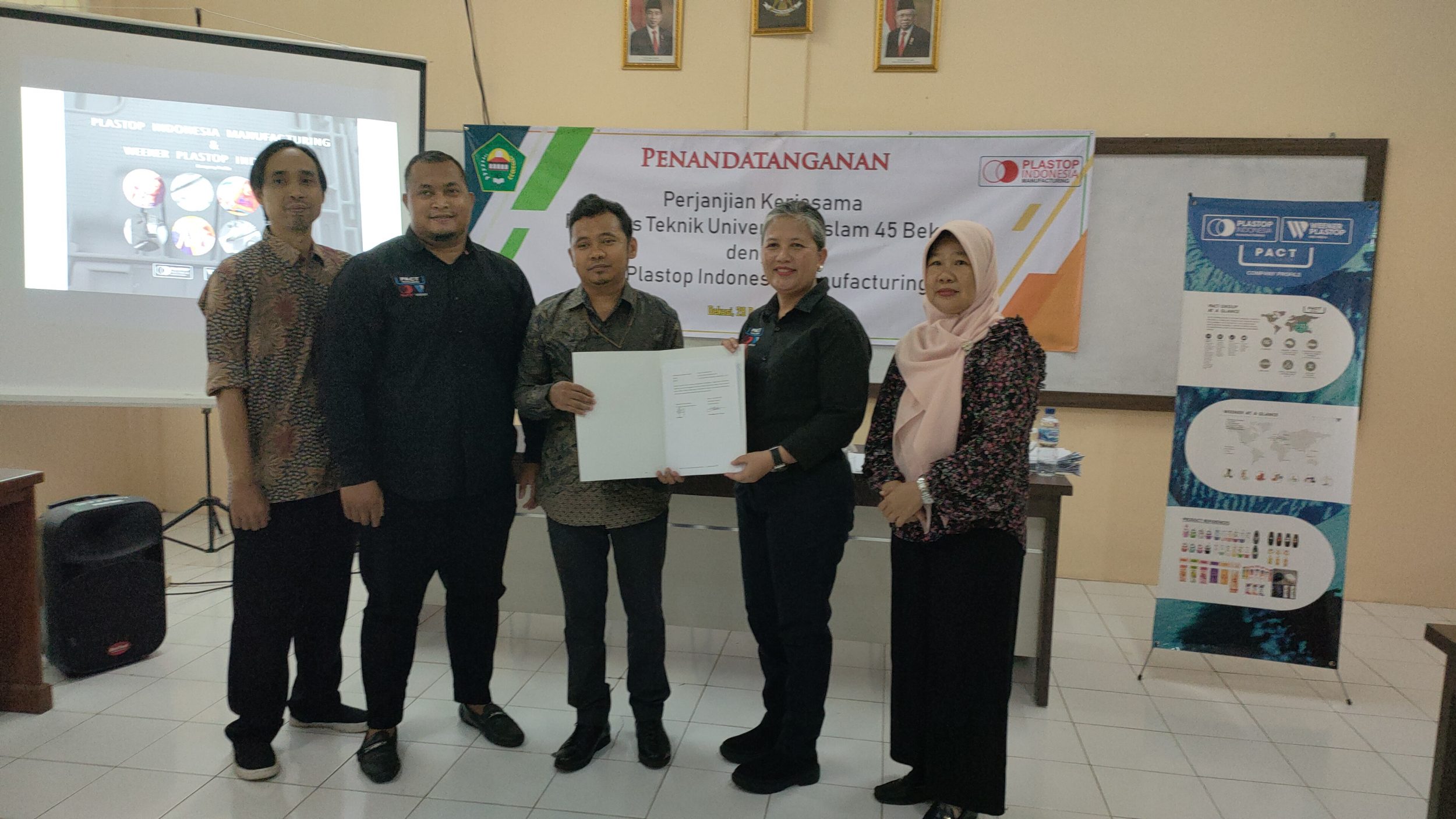 Kerjasama Fakultas Teknik dengan PT. Plastop Indonesia Manufacturing